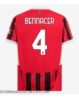 AC Milan Ismael Bennacer #4 Maglia Gara Casa Repliche 2024-25